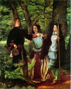 The Mock Marriage of Orlando and Rosalind by Walter Howell Deverell, public domain image The Mock Marriage of Orlando and Rosalind by Walter Howell Deverell, public domain image