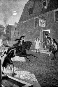 Paul Revere's ride, public domain image
