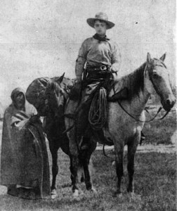 Pony express ride, circa 1861, public domain image