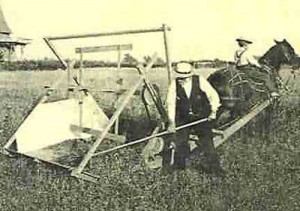 Cyrus McCormick's reaper, public domain image